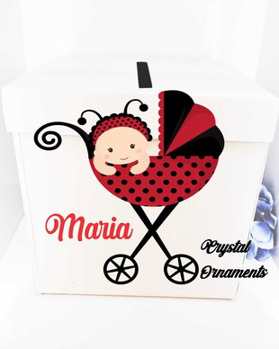Cutie de dar botez gargarita