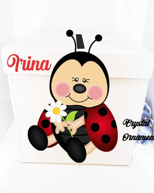 Cutie de dar botez gargarita