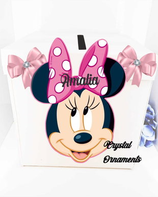 Cutie de dar botez Minnie Mouse