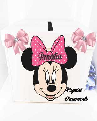 Cutie de dar botez Minnie Mouse