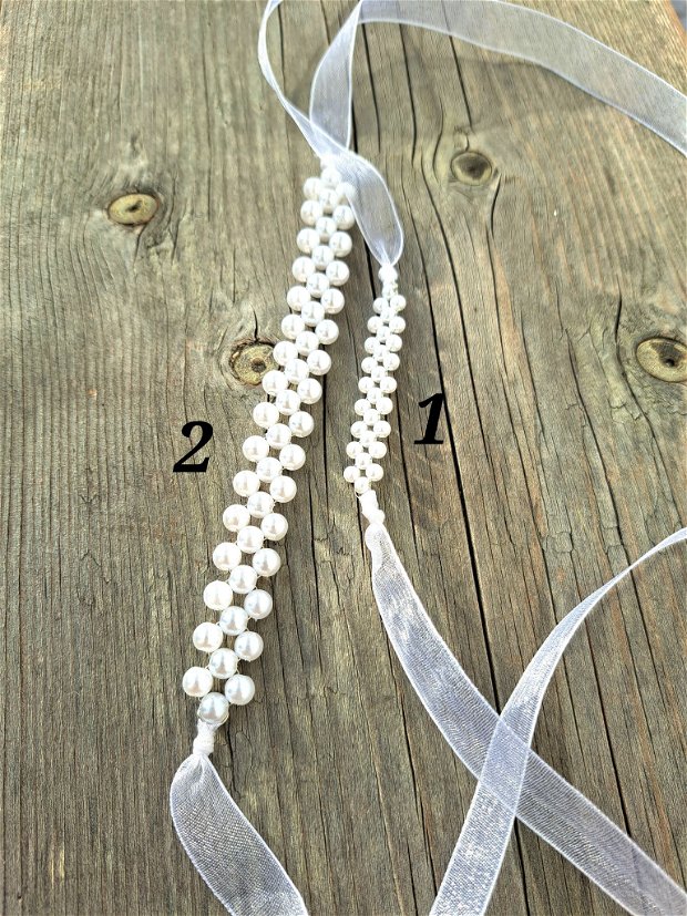 Corsaje nuntă/Brățări cu perle pentru domnișoare de onoare