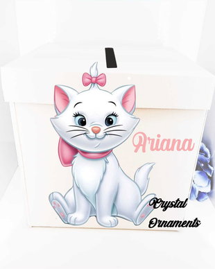 Cutie de dar botez pisica Marie