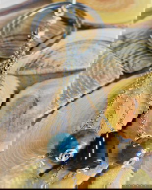 Breloc handmade  sau accesoriu pentru genti cu margele semipretioase