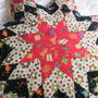 Perna stea-patchwork  78 cm