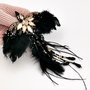 Rezervat Broșă - Black Glam Bird
