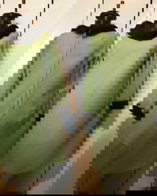 ROCHIE ANII 60 STOFA LANA SI BLANA DE NURCA