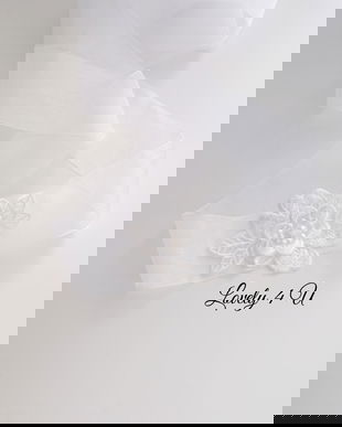 CELINE - EȘARFĂ ALBĂ - pentru tradiția DEZGATIT MIREASA