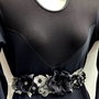 Brau cu flori textile/Cordon