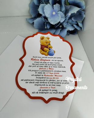 Invitatie botez Winnie the pooh