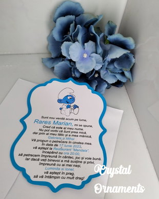 Iinvitatie botez Strunf
