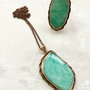 Set vintage Amazonit & cupru