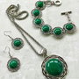 Set vintage malachit
