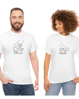 Set tricouri cuplu, personalizate