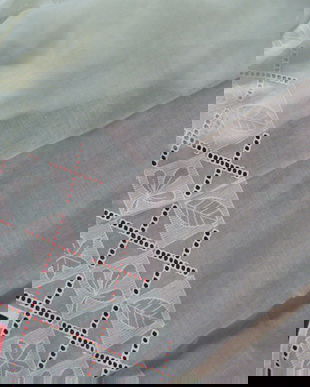 Cupon perdeluta cu broderie