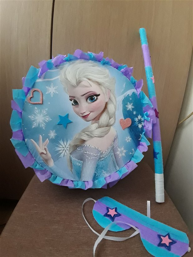 Piñata piniata party set Elsa Frozen