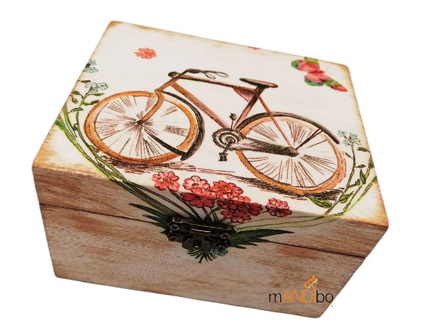 Cutie din lemn - Bicicleta