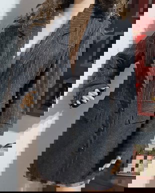 Haina-pardesiu stofa Espresso 40-42