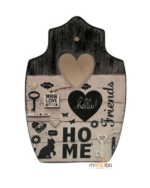 Tablou tocător decorativ cu inimă pentru bucătărie  Home
