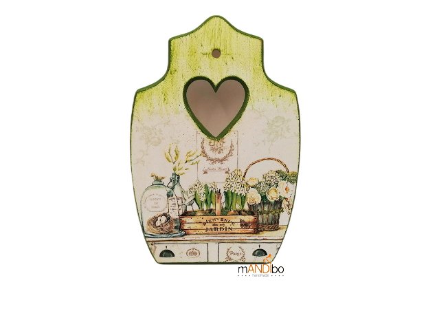 Tablou tocător decorativ cu inimă pentru bucătărie  Primăvara