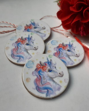 Martisor cu unicorn