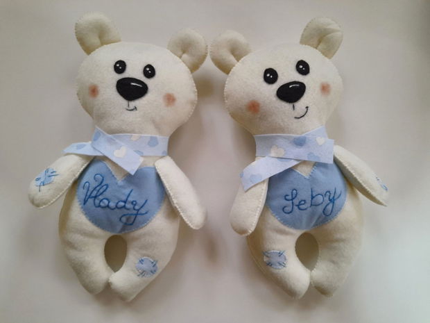 Ursulet handmade personalizat
