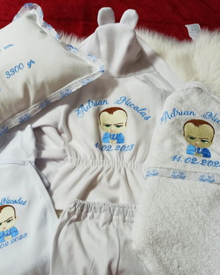 Trusou personalizat prin broderie de calitate, baietel