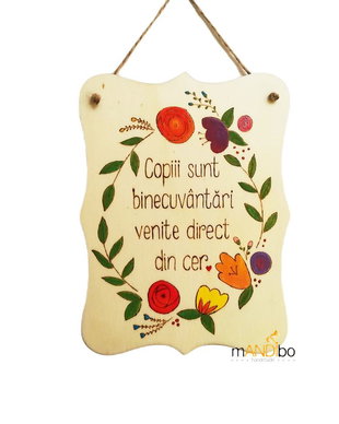Tăbliță pentru camera copiilor