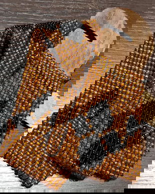 Curea lata din margele