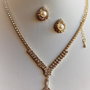 Set bijuterii cu cristale zirconia/set bijuterii mireasa