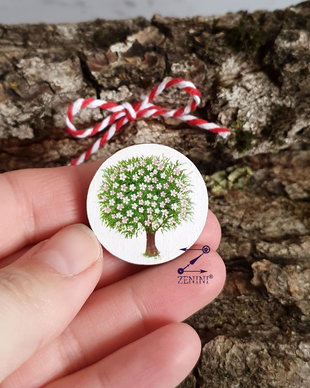 Martisor copac inflorit, brosa copac, martisor copac