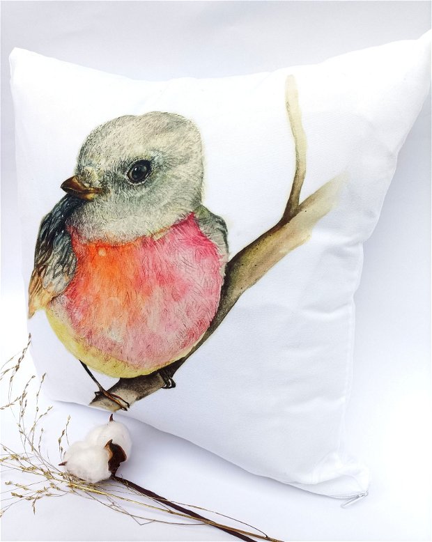 Perna Pink Robin - Home and Living, Nature and Colors Collection