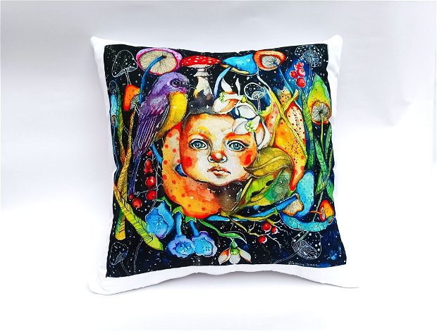 Pernă Child Of The Universe - Nature and Colors Collection, Home & Living