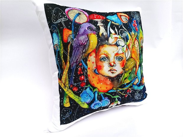 Pernă Child Of The Universe - Nature and Colors Collection, Home & Living
