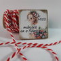 Martisor din lemn personalizat