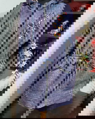 Jacheta lunga din bumbac