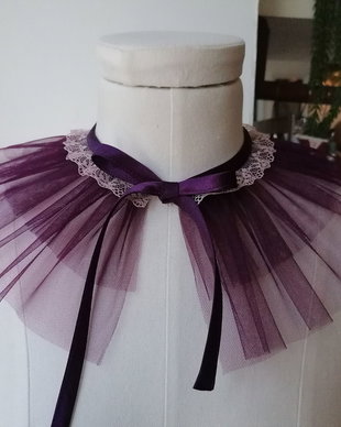 Guler detașabil din tulle