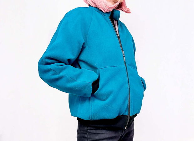 Bomber Jacket turquoise