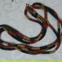 Colier lemn  etno 88cm