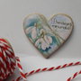 Martisor inima cu ghiocei