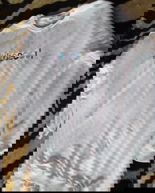 bluza alba  simpatica  XL