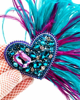 Rezervat Broșă - Special Glam Heart