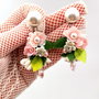 Rezervat Cercei - Pink Powder Flowers