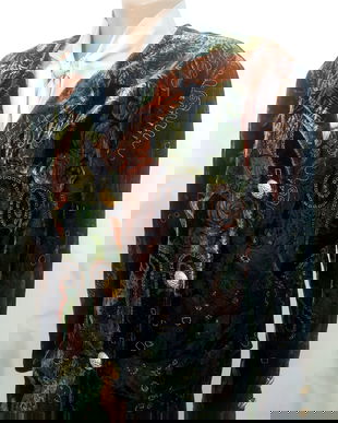 Sacou catifea  imprimeu