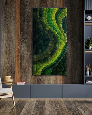 Tablou din licheni naturali si stabilizati