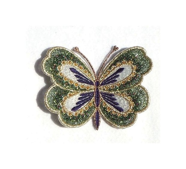 Brosa fluture verde