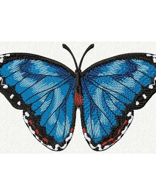 Fluture ornamental brodat 20