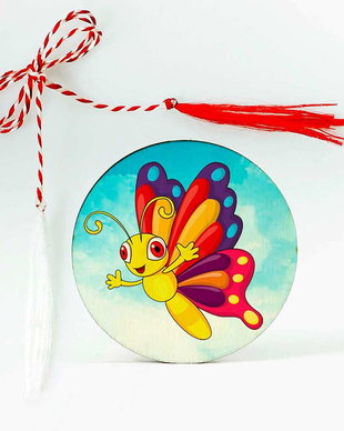 Martisor personalizat cu fluture
