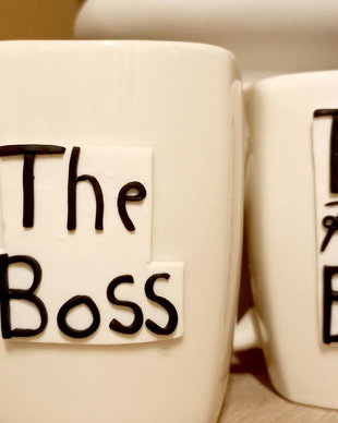 Set 2 căni "The Boss/The Real Boss"