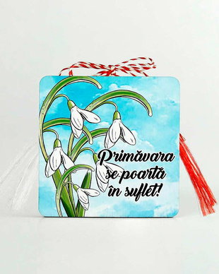 Martisoare personalizate cu ghiocei