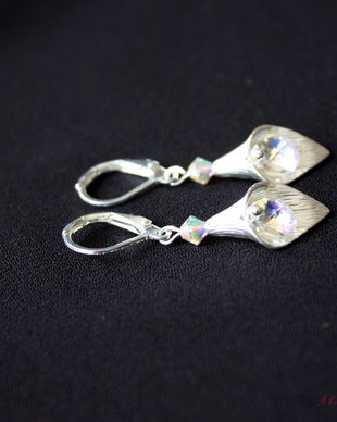 Cercei cu cristale Swarovski